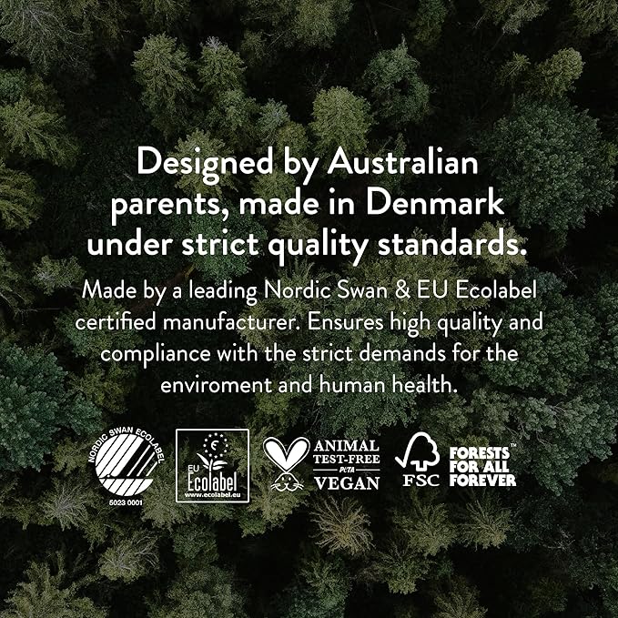 Joonya Baby Diapers, Size 4 L (15-31 lb) - 1 Bag of 25 - Non Toxic, Eco-Friendly, High Absorbency, Overnight Use, Ultra Slim & Soft - Made in Denmark