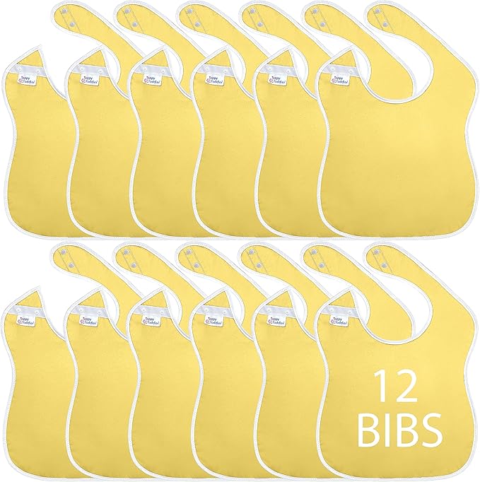 Large Waterproof Baby Bibs for 1-4 years old – Lightweight, Soft & Durable Bibs for Girls and Boys