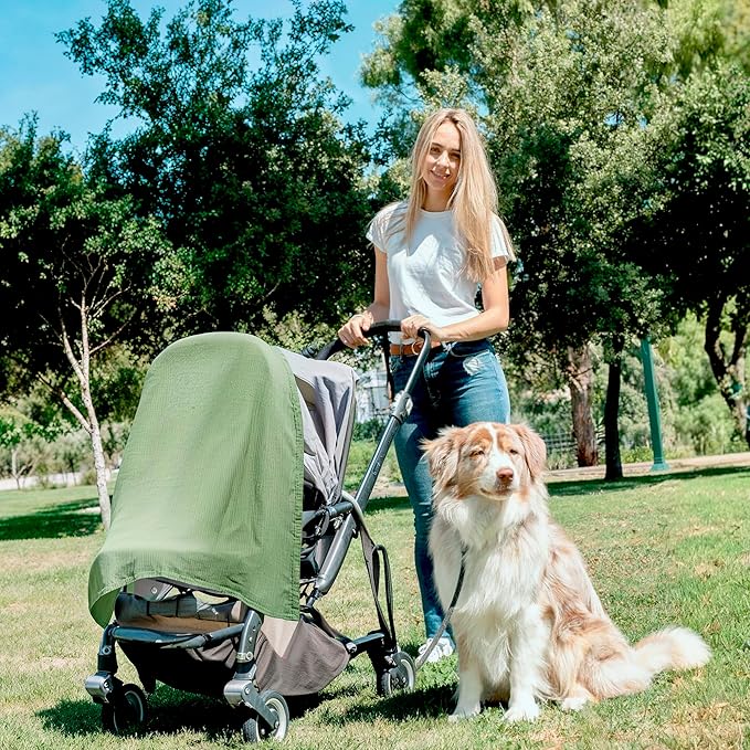 San Francisco Baby Nursing Cover – Breathable Breastfeeding Cover for Nursing, 360° Nursing Cover Up for Breastfeeding, Privacy Nursing Covers, Nursing Blanket for Breastfeeding – Mist Green