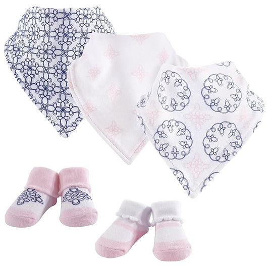 Yoga Sprout Bandana Bib & Accessory Set, 5 Piece, Whimsical
