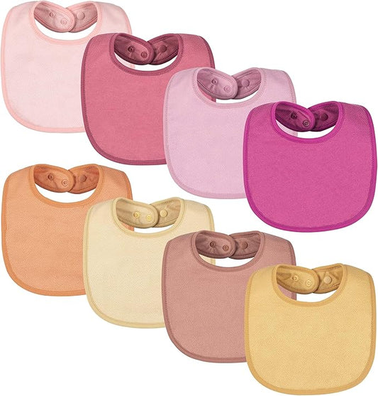 Tiny Twinkle Baby Feeding Bibs - Waterproof and Absorbent Infant Drool and Feeding Baby Bibs