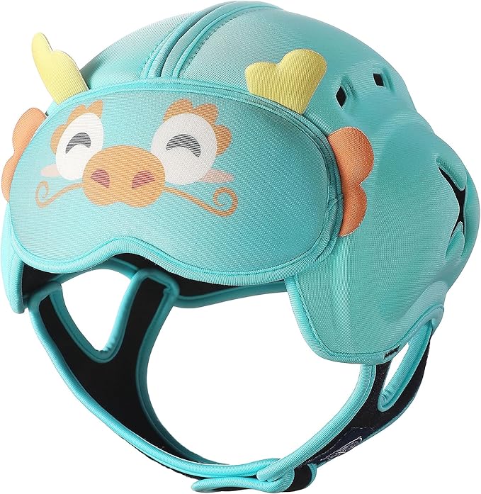 Baby Safety Helmet, Mambobaby Breathable Baby Head Protector for Crawling Walking, Ultra-Lightweight, Soft and Adjustable Baby Helmet Suitable for Babies 6-24 Months
