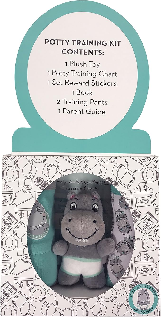 Handcraft Potty Training Kit for Toddlers, Includes parent guide, Training Pants and more, Teal, size 2T/3T