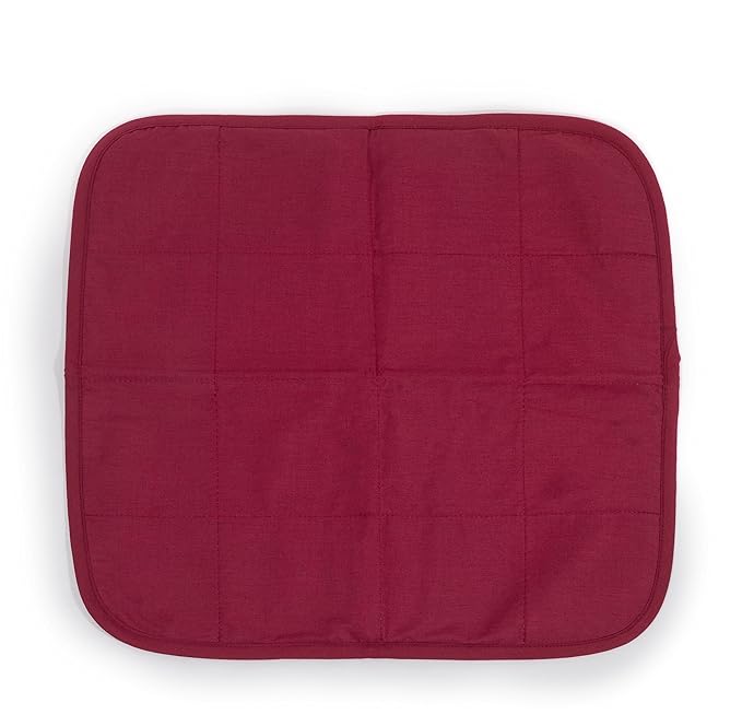 Comfort Finds Baby Changing Pad – Absorbent Reusable Diaper Changing Mat - Portable Waterproof Toddler Changing Liner (Burgundy, Single Pack) …