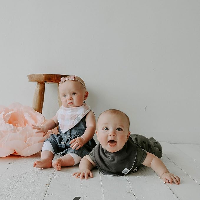 Parker Baby Bandana Drool Bibs for Boys, Girls & Unisex - Soft & Stylish Teething Bibs for Babies