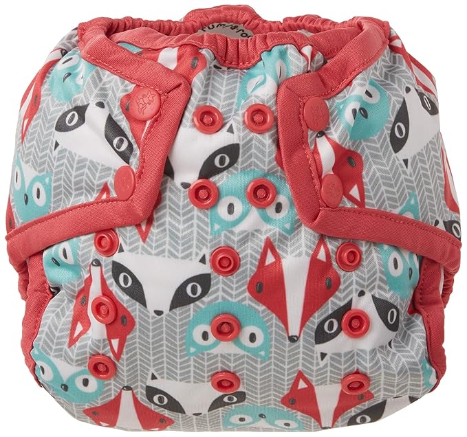 Kanga Care Rumparooz Double Leg Gusset Reusable Cloth Diaper Cover Newborn Snap | Clyde 4-15 lbs
