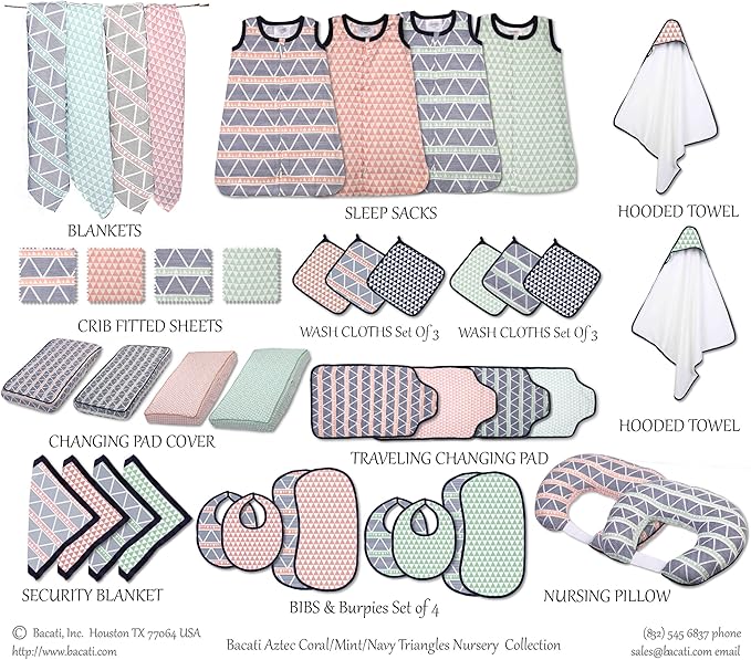 Bacati - Muslin Nursing Scarf