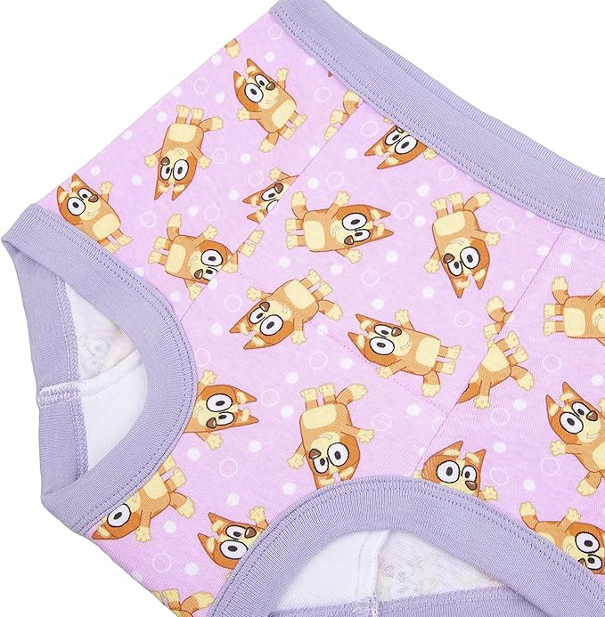 Potty Training Pants, 100% Cotton Padded Underwear, 7-Pack, Sizes 18 M, 2T, 3T and 4T