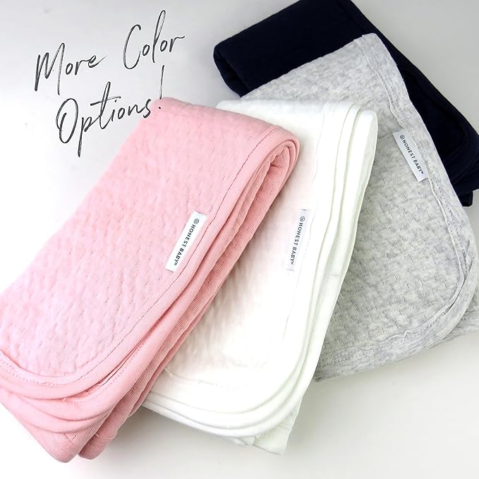 HonestBaby 3-Pack Matelasse Burp Cloth