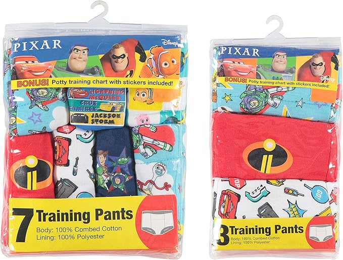 Disney Pixar Multicharacter Potty Training Pant Multipacks