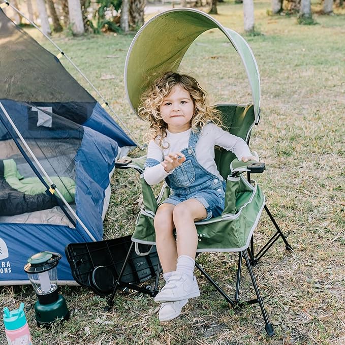 Baby Delight Go with Me Grand Deluxe Portable Chair | for Kids | Indoor and Outdoor | Moss Bud Green