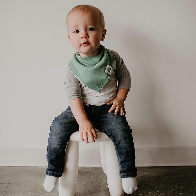 Parker Baby Bandana Drool Bibs for Boys, Girls & Unisex - Soft & Stylish Teething Bibs for Babies