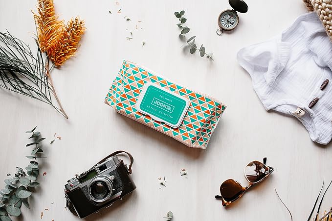 JOONYA Unscented Baby Wipes — Plant-Based, Fragrance-Free Bulk Diaper Wipes | Hypoallergenic, Non-Toxic & Biodegradable Wet Wipes for Sensitive Newborn Skin | 1 Pack of 80