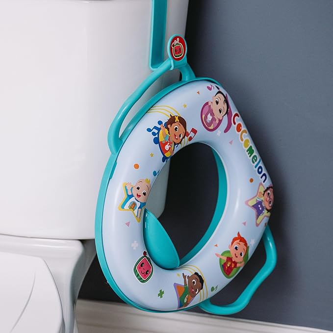 CoComelon Soft Potty Training Seat with Storage Hook, Toddlers 12M+