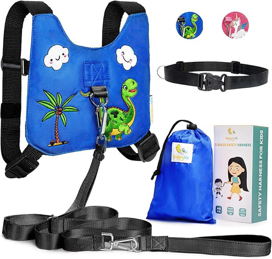 HappyVk Toddler Leash Harness Kid Leash Child Safety Harness Baby Leash Anti Lost Ages 1-4
