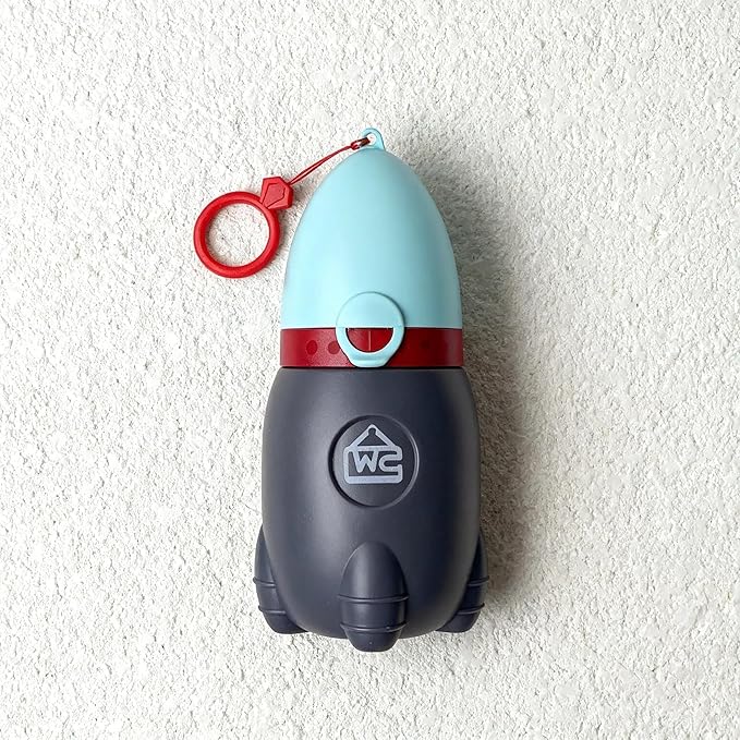 Toddler Portable Potty-Lightweight & Leak-Proof Design for Car, Camping, and Road Trips | Fun Rocket Shape Encourages Potty Training | Easy to Carry and Clean for On-the-Go Families