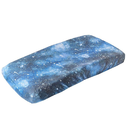 Copper Pearl Premium Knit Changing Pad Cover Soft, Stylish, and Universal Fit for All Standard Diaper Changing Pads, Trendy Design Changing Pad Covers, Galaxy
