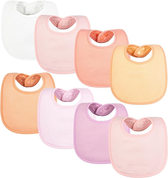 Tiny Twinkle Baby Feeding Bibs - Waterproof and Absorbent Infant Drool and Feeding Baby Bibs