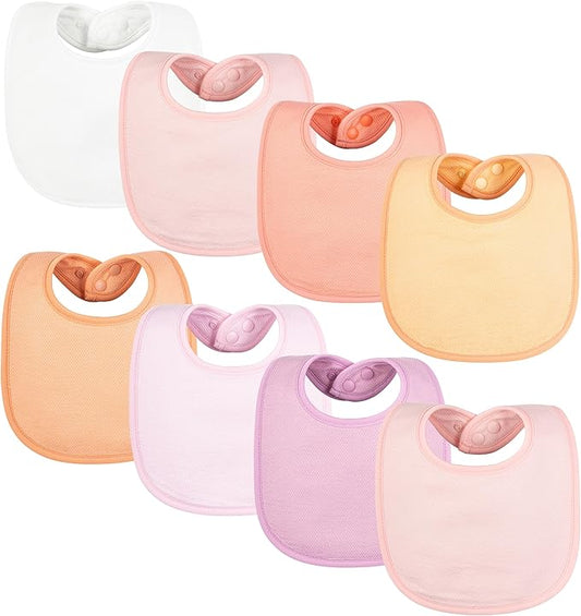 Tiny Twinkle Baby Feeding Bibs - Waterproof and Absorbent Infant Drool and Feeding Baby Bibs