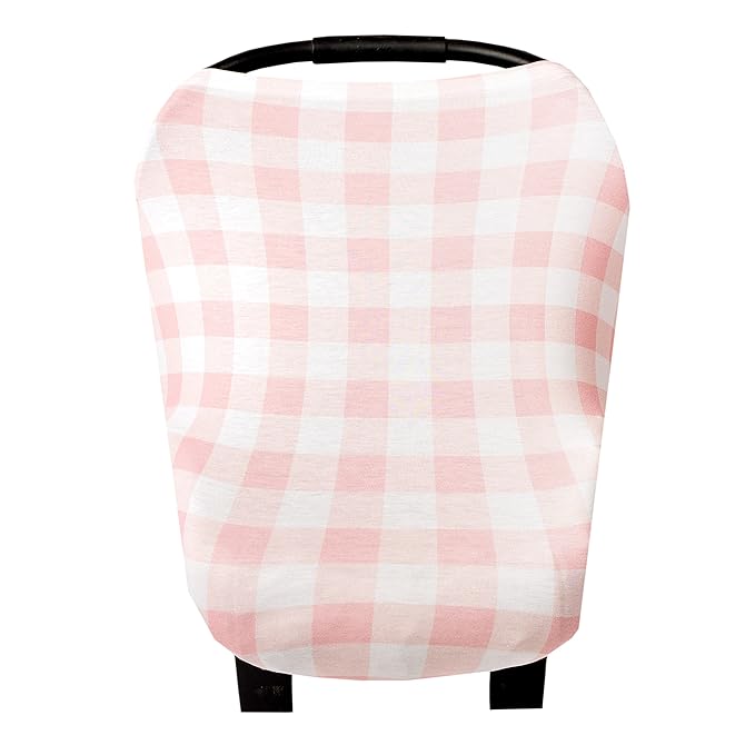 Copper Pearl Multi-Use Cover: Car Seat, Nursing, and Stroller Cover for Sun - Stretchy Fabric, All-Season Use, Stylish Designs, Easy Access for Moms - London