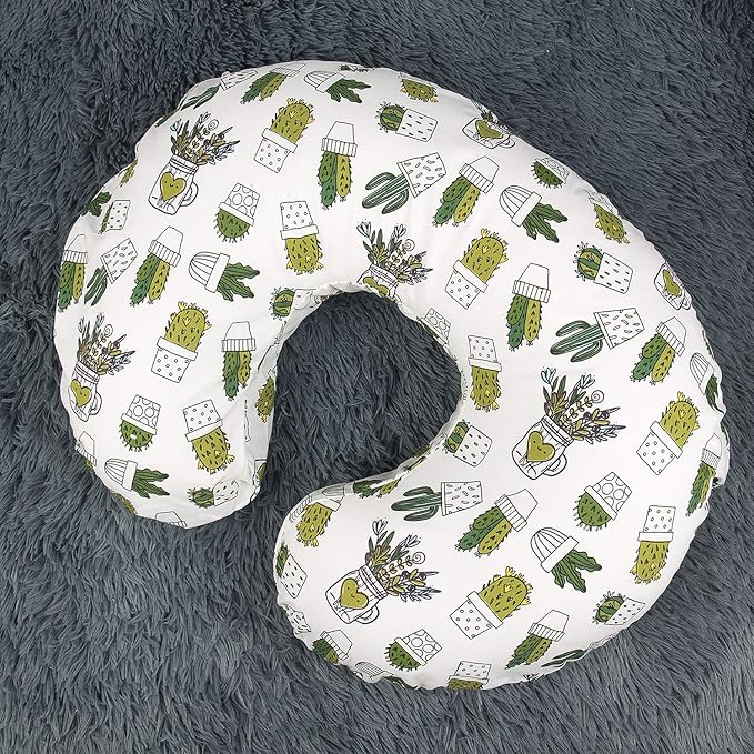 ALVABABY Nursing Pillow Cover Slipcover Soft and Comfortable Feathers Design Maternity Breastfeeding Newborn Infant Feeding Cushion Cover ZT-Z15