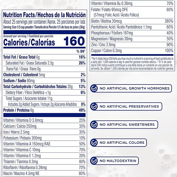 Enfagrow Premium Toddler Milk Nutritional Drink, Enfagrow Toddler Drink, Try Our Brain-Supporting Trio, 32oz Can, 6 Pack