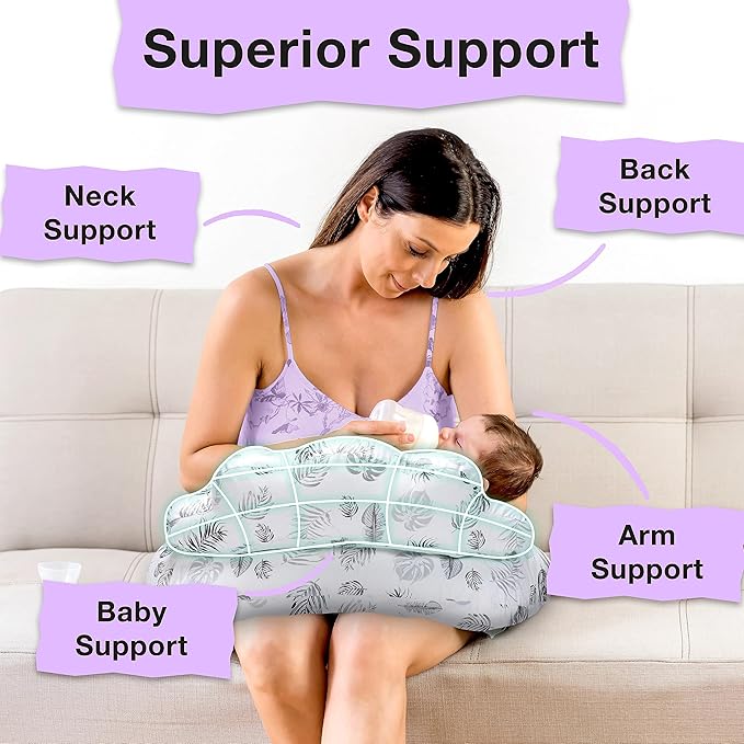 PILLANI Baby Shower Gifts: Nursing Pillow for Breastfeeding & Diaper Bag - Baby Registry Search
