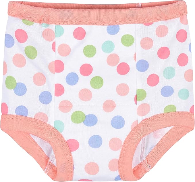Gerber baby-girls Infant Toddler 4 Pack Potty Training Pants Underwear