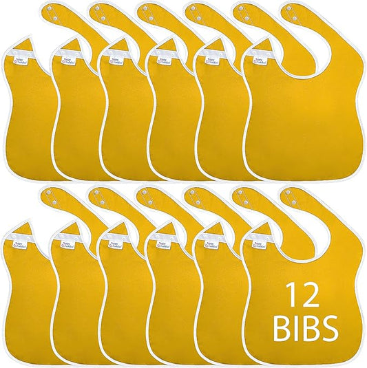 Large Waterproof Baby Bibs for 1-4 years old – Lightweight, Soft & Durable Bibs for Girls and Boys