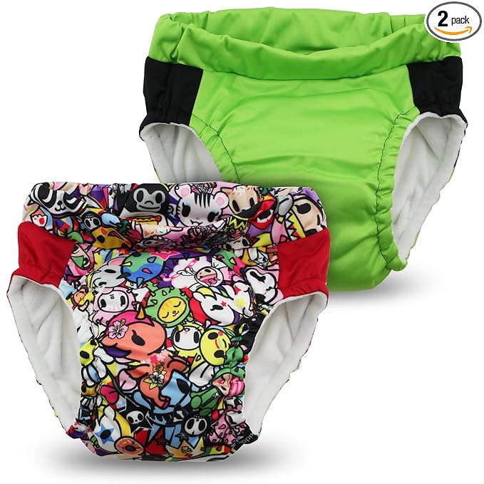 Kanga Care Lil Learnerz Reusable Toilet Training Pants (Medium - tokiJoy & Tadpole)