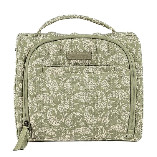 JuJuBe Insulated Bottle Bag, Breastmilk Cooler Bag Fits 3 Baby Bottles, Storage Tote for Nursing Mom, Daycare & Travel, Lunch Bag w/Handle & Shoulder Strap (Paisley Floral)