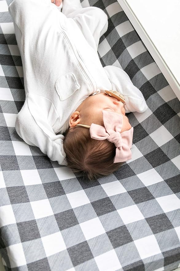 Copper Pearl Premium Knit Changing Pad Cover Soft, Stylish, and Universal Fit for All Standard Diaper Changing Pads, Trendy Design Changing Pad Covers, Scotland
