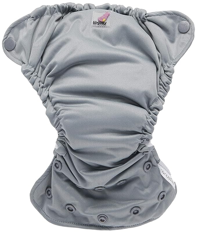 Kanga Care Lil Joey Newborn All in One AIO Cloth Diaper (2pk) Platinum 4-12lbs