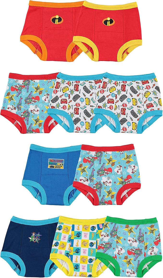 Disney Unisex Adult Pixar Multicharacter Potty Training Pant Multipacks