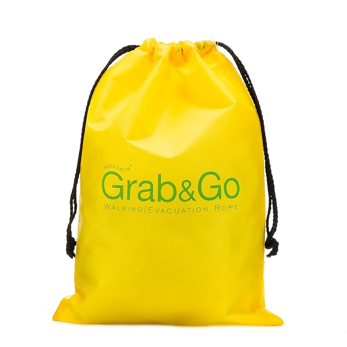 Grab & Go, Kids Walking Rope (10 Child). Teacher Designed. Extra Safety Feature on Handles. Hi Viz Detail. Includes Free Learning Games for Walks Guide