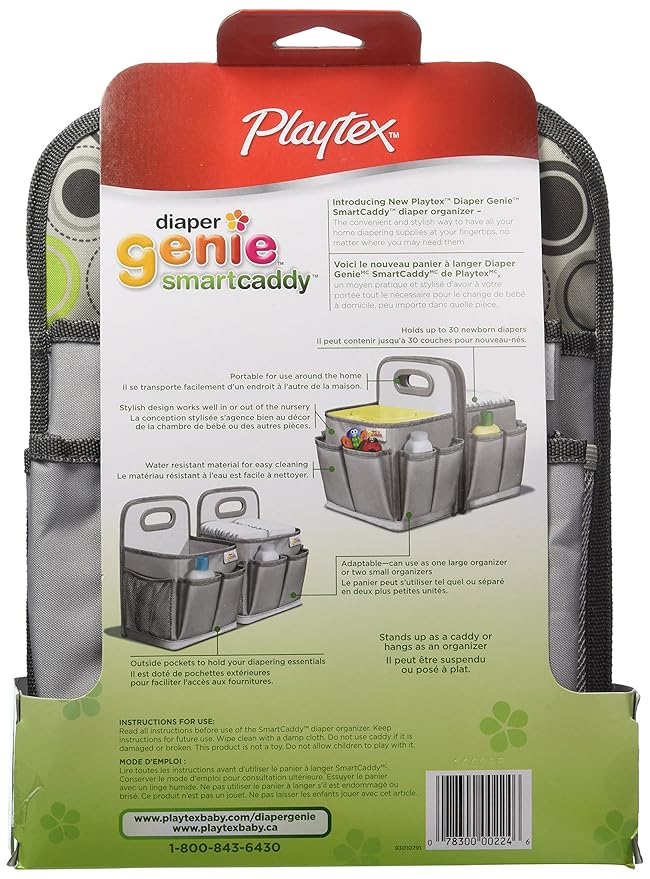 Playtex Diaper Genie SmartCaddy Diaper Organizer