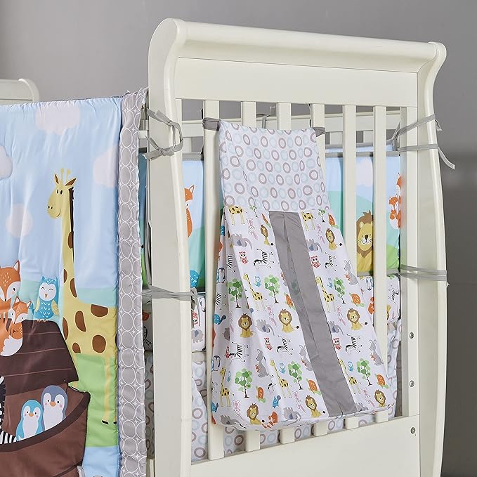Diaper Stacker Baby Boy Baby Girl Nursery Crib Diaper Storage Organizer Hanging Bag Animal Pattern By JAHbaby (4)