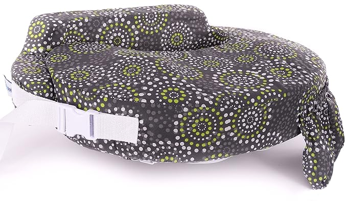 My Brest Friend Original Nursing Pillow Enhanced Ergonomics Essential Breastfeeding Pillow Support For Mom & Baby W/ Convenient Side Pocket, Double Straps & slipcover, Fireworks