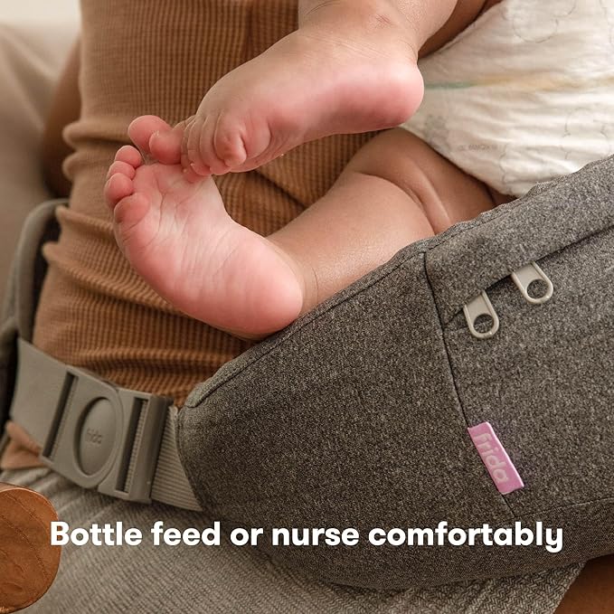 Frida Mom Nursing Pillow Cover, Easy-to-Clean Replacement Cover, Soft Fabric, Machine Washable, Gray