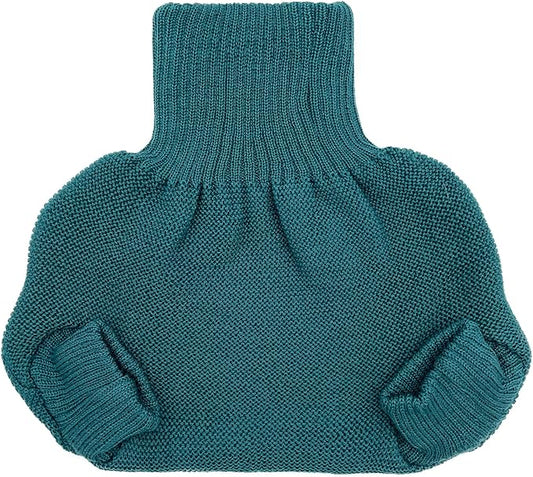 EcoAble Merino Wool Diaper Cover – Organic Overnight Knit Cover | Breathable Natural Fiber | Ideal for Fitted Cloth Diapers (EU98-104, Pacific)