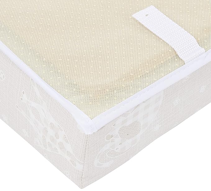 LA Baby 4 Sided Waterproof Diaper Changing Pad, 32" with Easy to Clean Savannah Print Cover - Made in USA. Non-Skid Bottom, Safety Strap, Fits All Standard Changing Tables/Dresser Tops