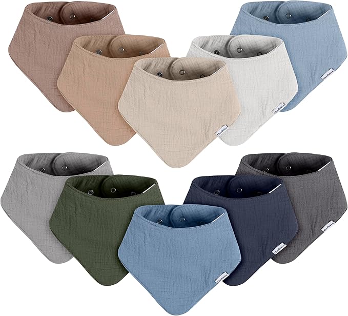 Gerber Baby Muslin Bandana Bibs