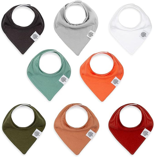 Parker Baby Bandana Drool Bibs for Boys, Girls & Unisex - Soft & Stylish Teething Bibs for Babies