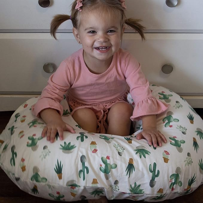 ALVABABY Pillow Cover Soft and Comfortable for Breastfeeding Moms Soft Fabric Fits Snug On Infant Nursing Pillows to Mothers While Breast Feeding ZT-W05