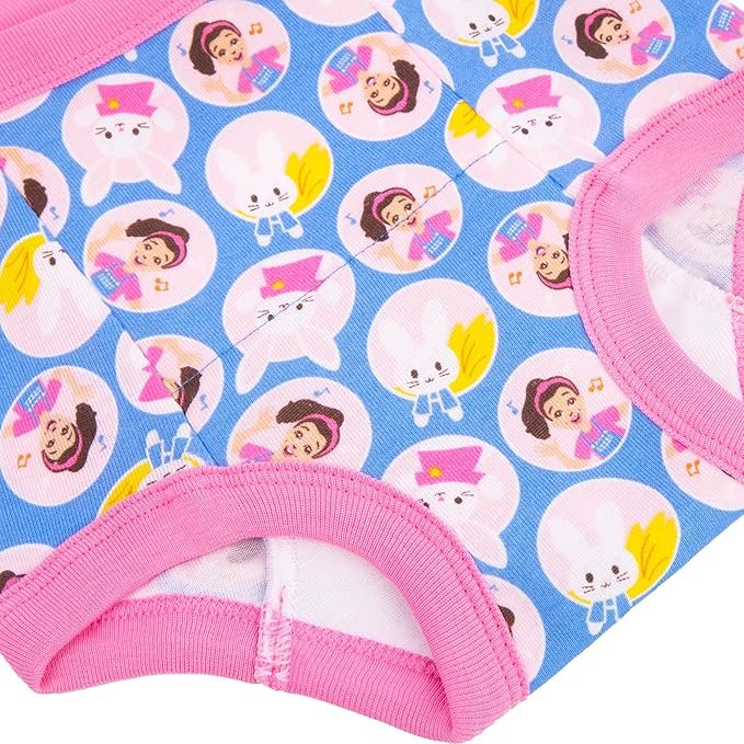 Ms. Rachel Baby Exclusive 7-pack Potty Training Pants With Stickers and Success Tracking Chart 2t-4t