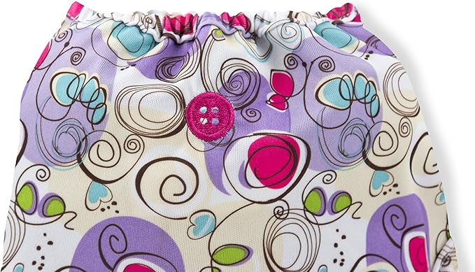 Buttons Cloth Diaper Cover - One Size (Posy)