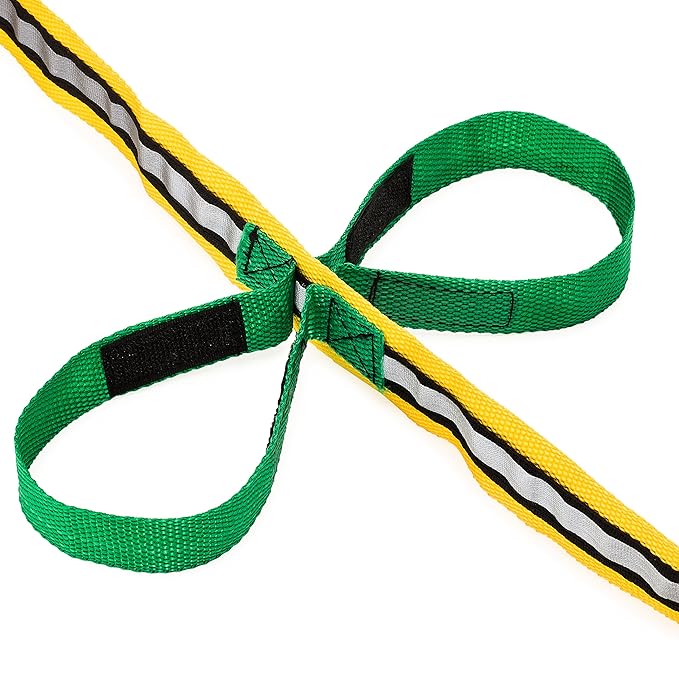 Grab & Go Children's Walking Rope (12 Child). Teacher Designed. Extra Safety Feature on Handles. Strong Fabric & Heavy Duty Stitching. Includes Learning Games for Walks Guide
