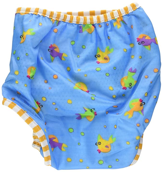 Kushies Swim Diaper, Goldfish Print, Medium