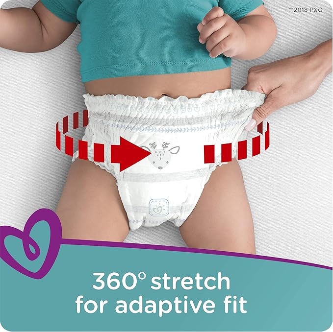 Diapers Size 3, 128 Count - Pampers Cruisers 360° Fit Disposable Baby Diapers, Enormous Pack (Packaging May Vary)