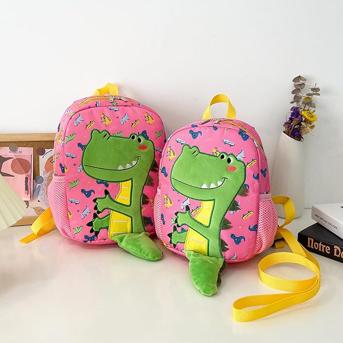 DB Dinosaur Toddler Mini Backpack with Leash,Children Kid Leash Backpack for Boys Girls,Baby Harness Bookbag